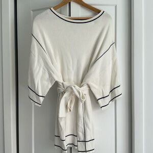 Sabo Skirt white tie up dress